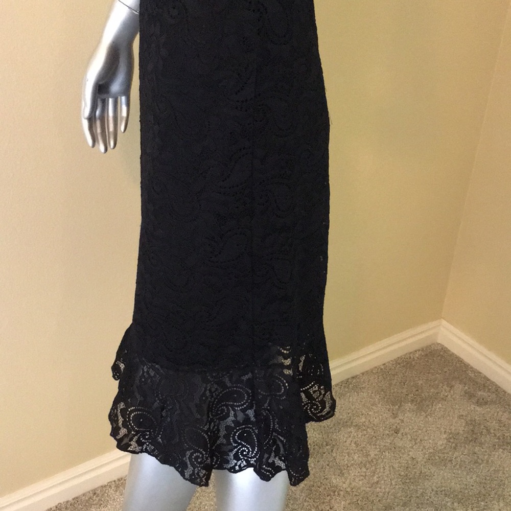 Bebe Lace & Ruffles Hi-low Dress - Picture 9 of 16